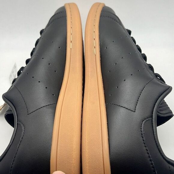 ADIDAS STAN SMITH Core Black Gum LEATHER casual ID1341 Shoes Men 10.5 NWB - Picture 11 of 11